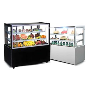 CD Elemental Curved RightAngle Cake Display