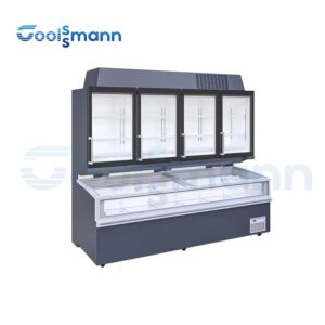 CXF Perspective window Overhead Island Freezer Plug In