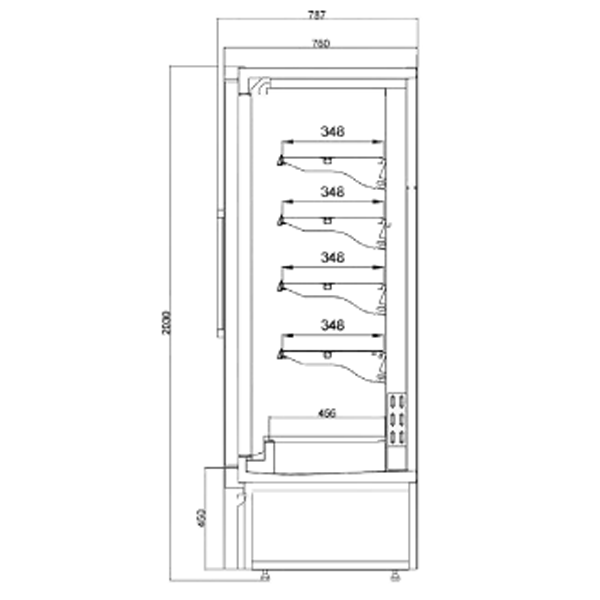 glass-door-cooler-B2-structure